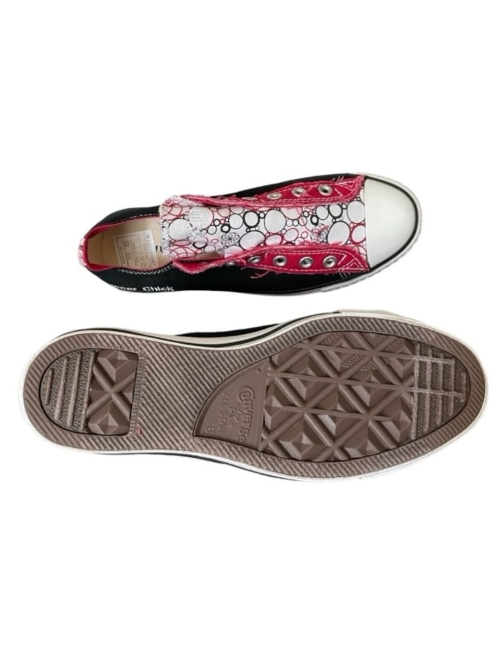 Converse One Red Soccer Chick All Star Slip On Sneakers | Women’s 8 NWT - Picture 10 of 16